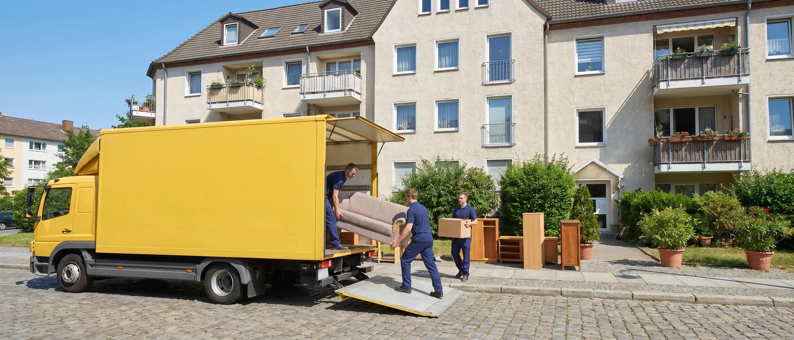 Pünktlich vor Ihrer Tür in Düsseldorf & Umgebung